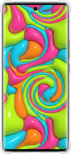 Силикон с усиленными углами чехол Y2K Jelly Dream для Tecno Spark 20 Pro+ - 6780sp-3663 изображение 