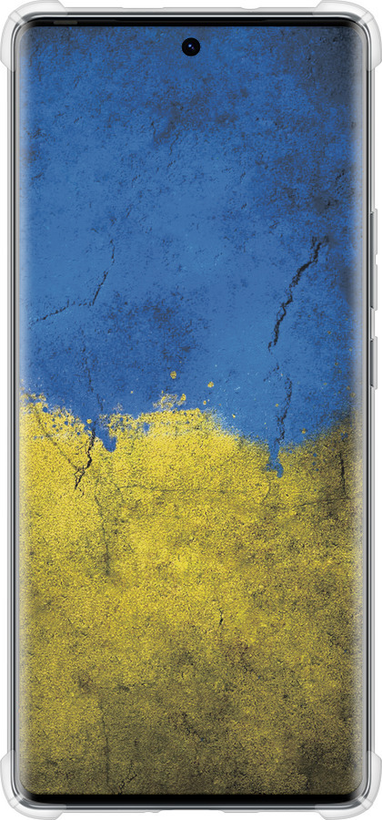 Силикон с усиленными углами чехол Флаг Украины 2 для Tecno Spark 20 Pro+ - 401sp-3663 изображение 