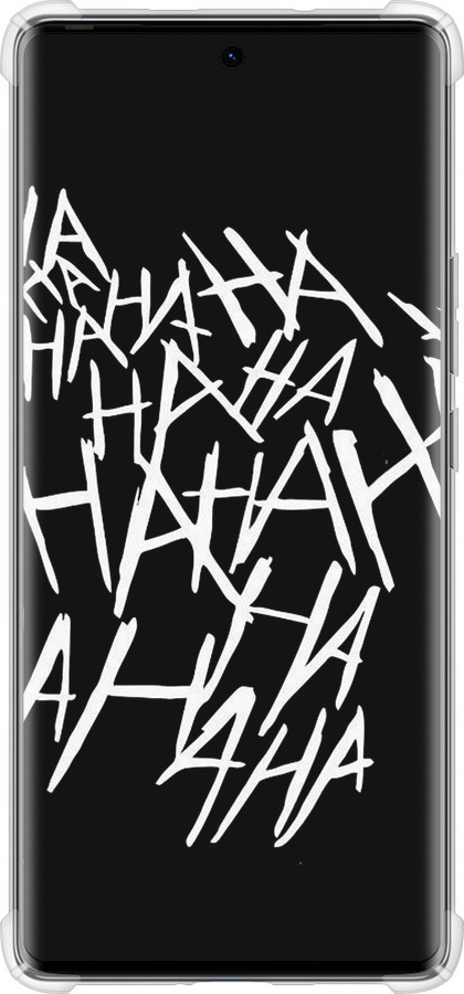 Силикон с усиленными углами чехол joker hahaha для Tecno Spark 20 Pro+ - 4509sp-3663 изображение 