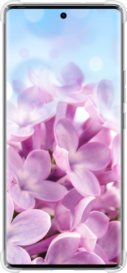 Силикон с усиленными углами чехол Сирень для Tecno Spark 20 Pro+ - 527sp-3663 изображение 