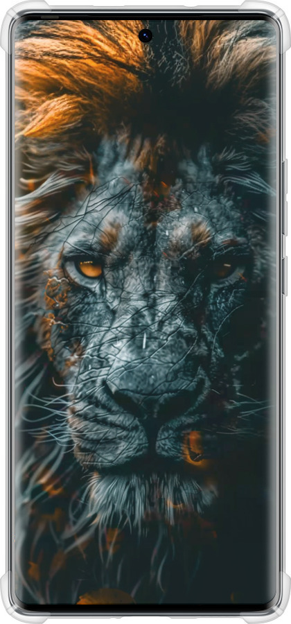 Силикон с усиленными углами чехол Лев в сумерках для Tecno Spark 20 Pro+ - 6154sp-3663 изображение 