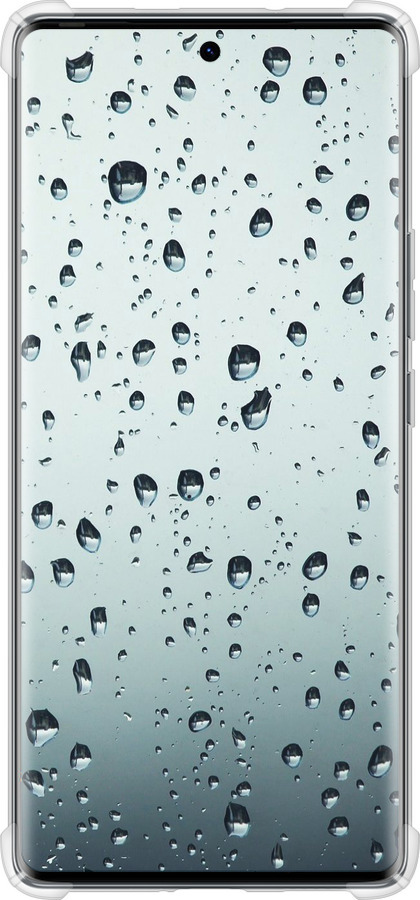 Силикон с усиленными углами чехол Стекло в каплях для Tecno Spark 20 Pro+ - 848sp-3663 изображение 