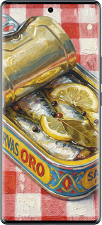 Силиконовый чехол Vintage Sardine Tin Phone для Tecno Spark 20 Pro+ - 6772u-3663 изображение 