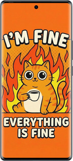 Силиконовый чехол Funny Cat для Tecno Spark 20 Pro+ - 6786u-3663 изображение 