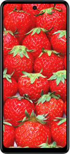 Силіконовий чехол Полуниця для Tecno Spark 20 Pro - 6020u-3620 изображение 