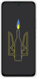 Силикон с усиленными углами чехол Коктейль Молотова для Tecno Spark 30 4G - 1044sp-3894 изображение 
