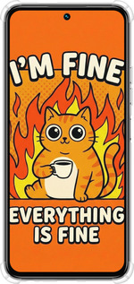 Силіконовий протиударний с посиленими кутами чехол Funny Cat для Tecno Spark 30 4G - 6786sp-3894 изображение 