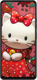 Силиконовый чехол hello kitty1 для Tecno Spark 30 4G - 6036u-3894 изображение 