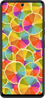 Силиконовый чехол Разноцветные дольки лимона для Tecno Spark 30 4G - 861u-3894 изображение 