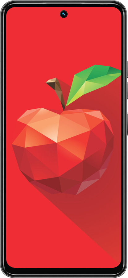 Силіконовий чехол Яблуко для Tecno Spark 30 4G - 4696u-3894 изображение 