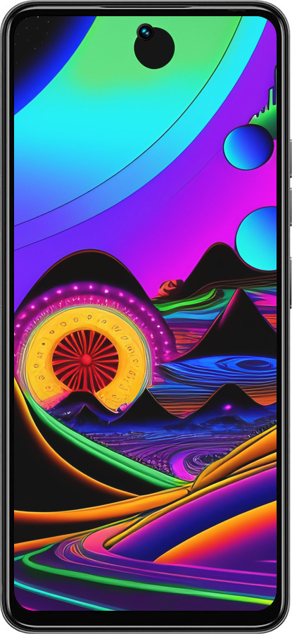 Силиконовый чехол Абстракция v3 для Tecno Spark 30 4G - 5620u-3894 изображение 