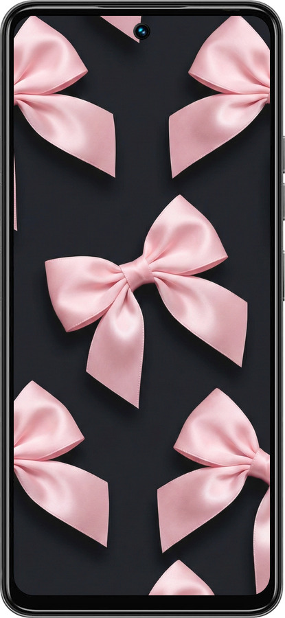 Силиконовый чехол Coquette Ribbons Dark Coquette для Tecno Spark 30 4G - 6767u-3894 изображение 