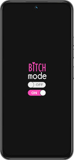 Силиконовый чехол Bitch mode для Tecno Spark 30 Pro 4G - 4548u-3895 изображение 
