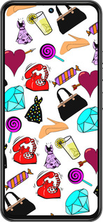 Силиконовый чехол stickers для Tecno Spark 30 Pro 4G - 4757u-3895 изображение 