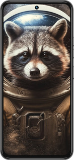Силиконовый чехол Raccoon austronaut для Tecno Spark 30 Pro 4G - 5581u-3895 изображение 