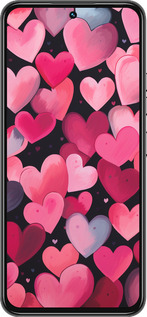Силиконовый чехол Сердечки 4 для Tecno Spark 30 Pro 4G - 5662u-3895 изображение 