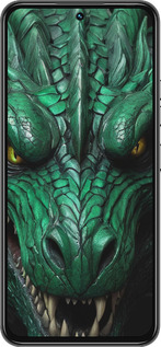 Силиконовый чехол Зелёный дракон v2 для Tecno Spark 30 Pro 4G - 5817u-3895 изображение 