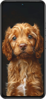 Силиконовый чехол Cocker spaniel на черном фоне для Tecno Spark 30 Pro 4G - 6137u-3895 изображение 