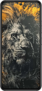 Силіконовий чехол Лев у золотих фарбах для Tecno Spark 30 Pro 4G - 6155u-3895 изображение 