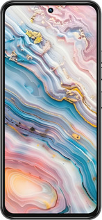 Силиконовый чехол Мрамор красивый для Tecno Spark 30 Pro 4G - 6376u-3895 изображение 