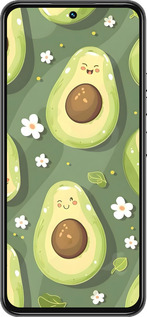 Силиконовый чехол Авокадо для Tecno Spark 30 Pro 4G - 6380u-3895 изображение 