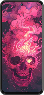 Силиконовый чехол Череп арт для Tecno Spark 30 Pro 4G - 6385u-3895 изображение 