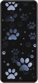 Силіконовий чехол З синіми відбитками лап для Tecno Spark 30 Pro 4G - 6441u-3895 изображение 