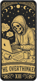 Силиконовый чехол The Overthinker для Tecno Spark 30 Pro 4G - 6774u-3895 изображение 