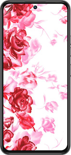 Силиконовый чехол Нарисованные розы для Tecno Spark 30 Pro 4G - 724u-3895 изображение 