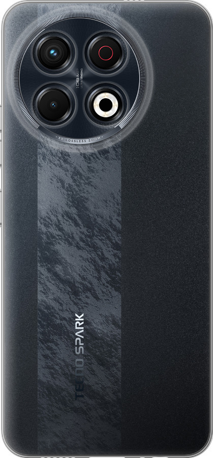 Силиконовый чехол Прозрачный для Tecno Spark 30 Pro 4G - 5636u-3895 изображение 