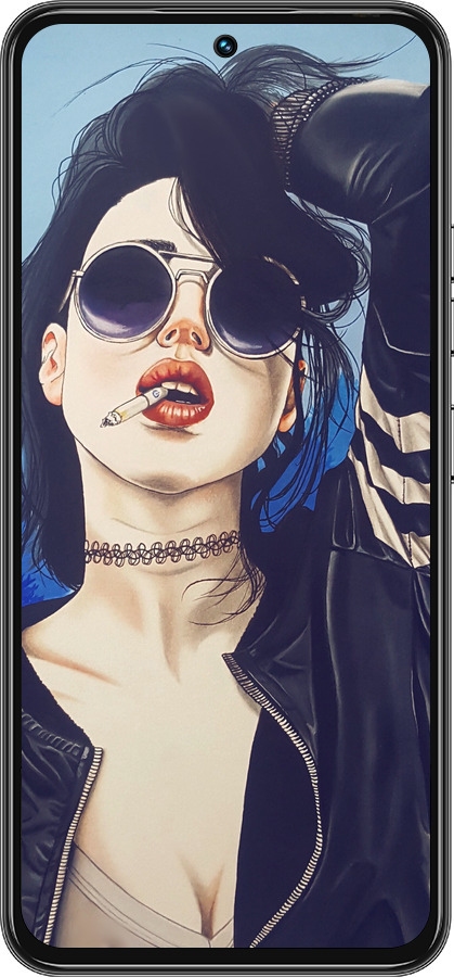 Силіконовий чехол Дівчина на стилі для Tecno Spark 30 Pro 4G - 4151u-3895 изображение 