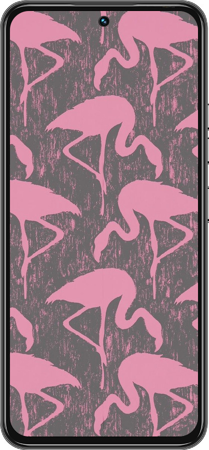 Силиконовый чехол Vintage-Flamingos для Tecno Spark 30 Pro 4G - 4171u-3895 изображение 