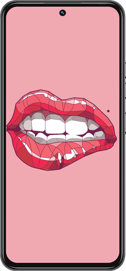 Силіконовий чехол Sexy lips для Tecno Spark 30 Pro 4G - 4174u-3895 изображение 