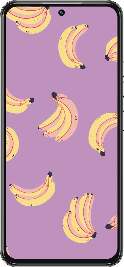 Силиконовый чехол Бананы для Tecno Spark 30 Pro 4G - 4312u-3895 изображение 