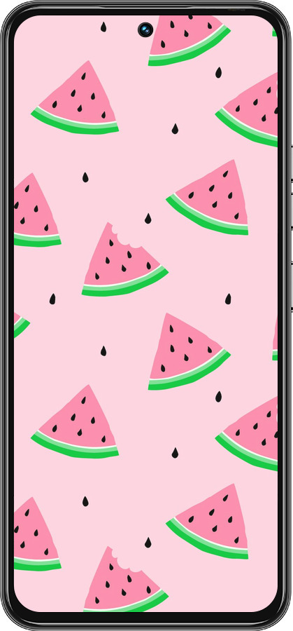 Силиконовый чехол Розовый арбуз для Tecno Spark 30 Pro 4G - 4314u-3895 изображение 
