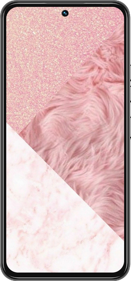 Силиконовый чехол Розовые текстуры для Tecno Spark 30 Pro 4G - 4343u-3895 изображение 