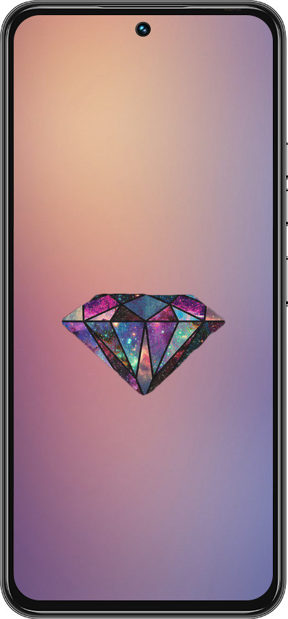 Силиконовый чехол Диамант для Tecno Spark 30 Pro 4G - 4352u-3895 изображение 