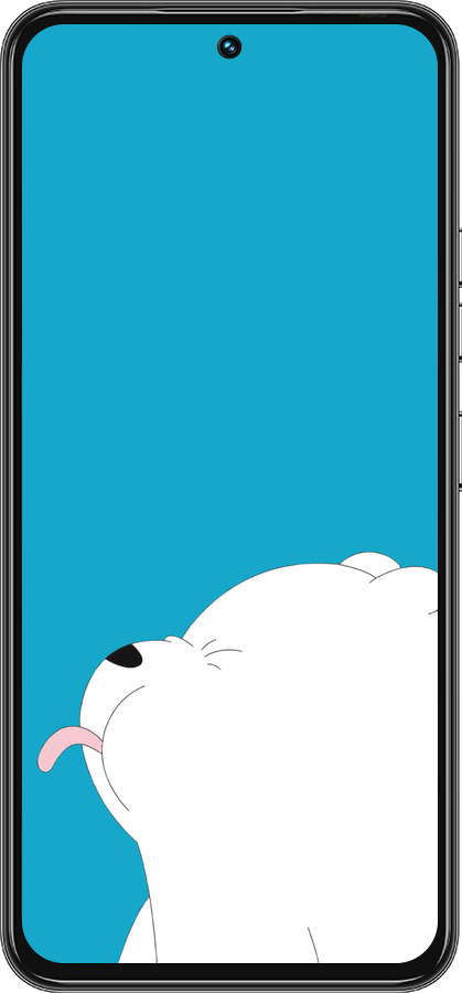 Силиконовый чехол Мишка 1 для Tecno Spark 30 Pro 4G - 4358u-3895 изображение 