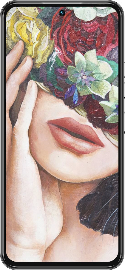 Силиконовый чехол Head Flower для Tecno Spark 30 Pro 4G - 4460u-3895 изображение 