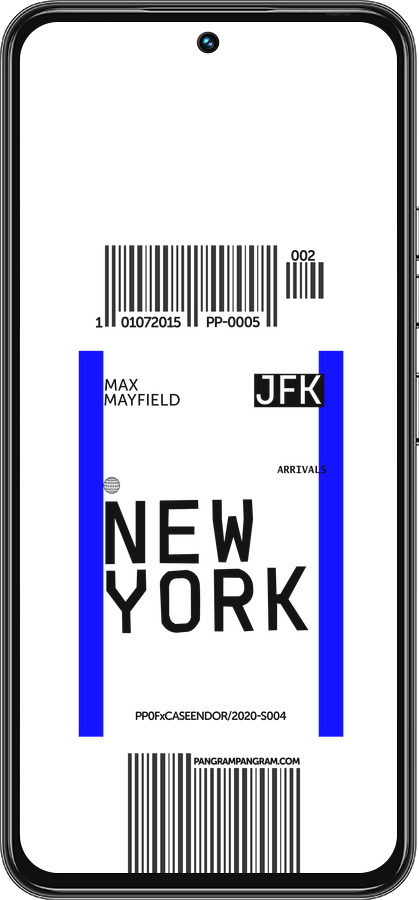 Силиконовый чехол New York для Tecno Spark 30 Pro 4G - 4861u-3895 изображение 
