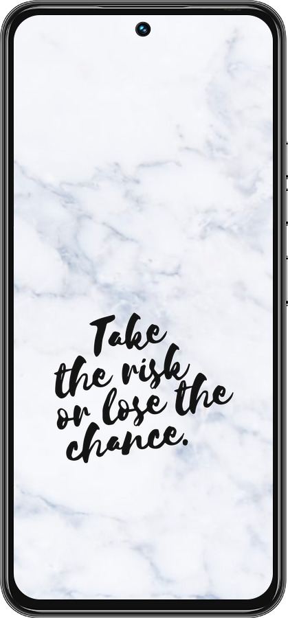 Силиконовый чехол Рискнуть или потерять шанс для Tecno Spark 30 Pro 4G - 4866u-3895 изображение 