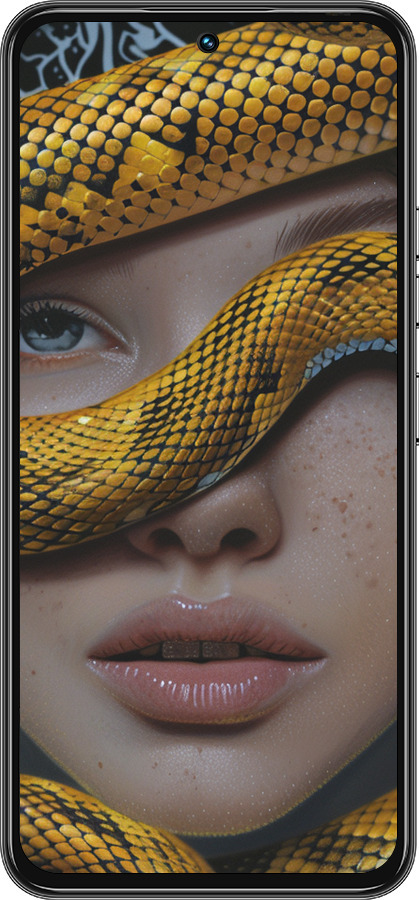 Силиконовый чехол Объятия змеи для Tecno Spark 30 Pro 4G - 6081u-3895 изображение 