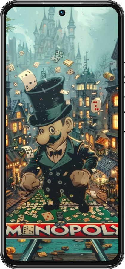 Силиконовый чехол Сказочный Monopoly для Tecno Spark 30 Pro 4G - 6086u-3895 изображение 