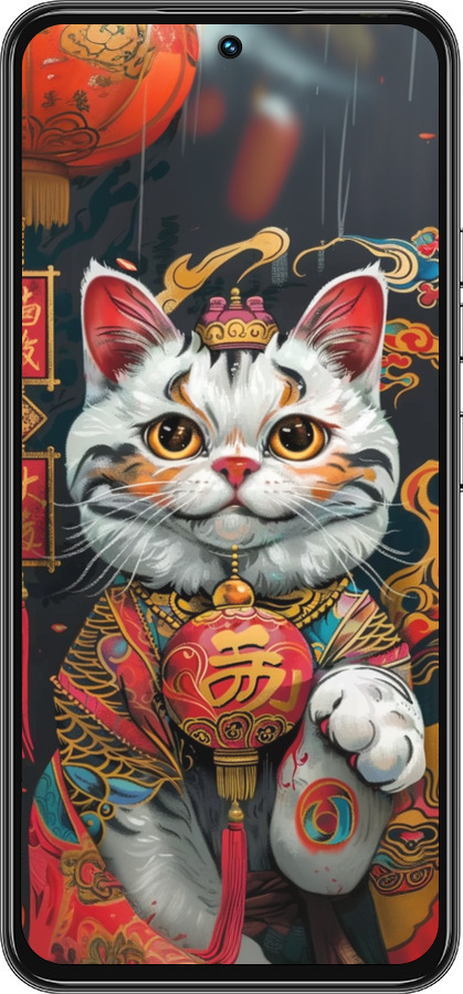Силиконовый чехол China Cat v2 для Tecno Spark 30 Pro 4G - 6135u-3895 изображение 