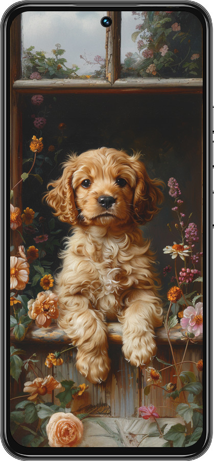 Силиконовый чехол Щенок cocker spaniel для Tecno Spark 30 Pro 4G - 6136u-3895 изображение 