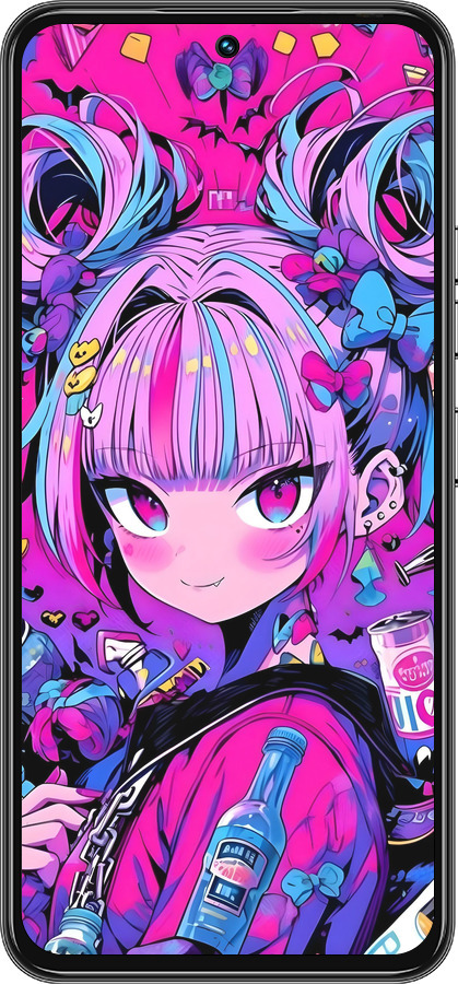 Силиконовый чехол Аниме милаха для Tecno Spark 30 Pro 4G - 6314u-3895 изображение 