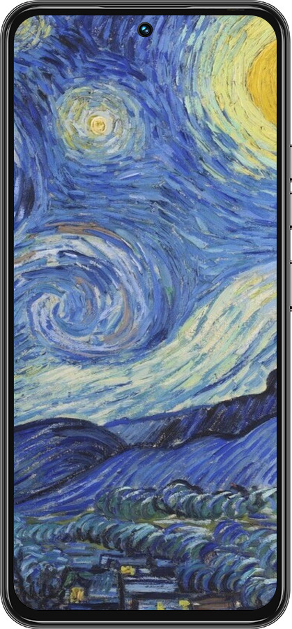Силиконовый чехол «Звездная ночь» Винсента Ван Гога для Tecno Spark 30 Pro 4G - 6433u-3895 изображение 