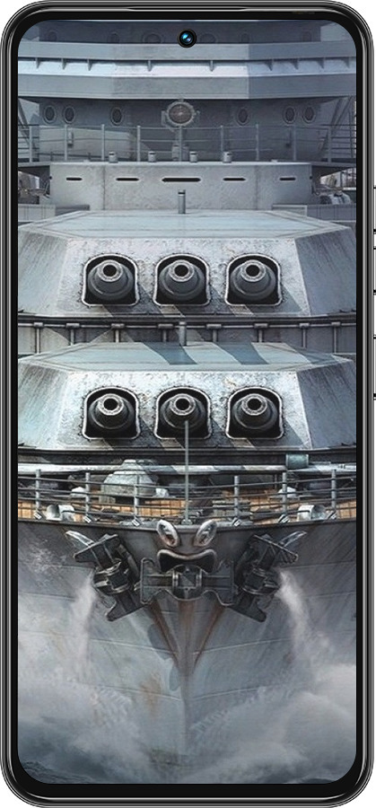 Силиконовый чехол Линкор, world of tanks, wargaming, военный корабль для Tecno Spark 30 Pro 4G - 6453u-3895 изображение 