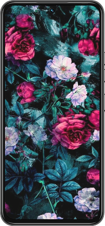 Силиконовый чехол Сад и розы для Tecno Spark 30 Pro 4G - 6483u-3895 изображение 
