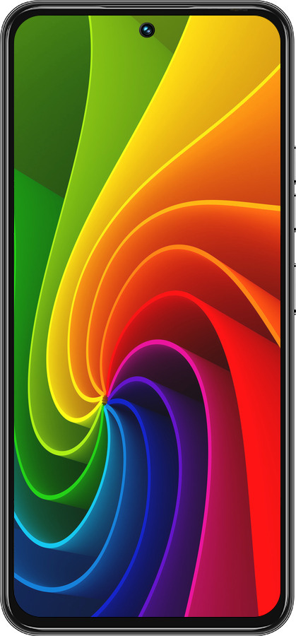 Силиконовый чехол Радужный вихрь для Tecno Spark 30 Pro 4G - 747u-3895 изображение 